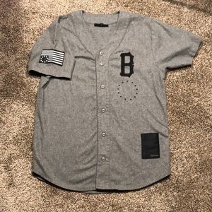 Black Scale Baseball Jersey